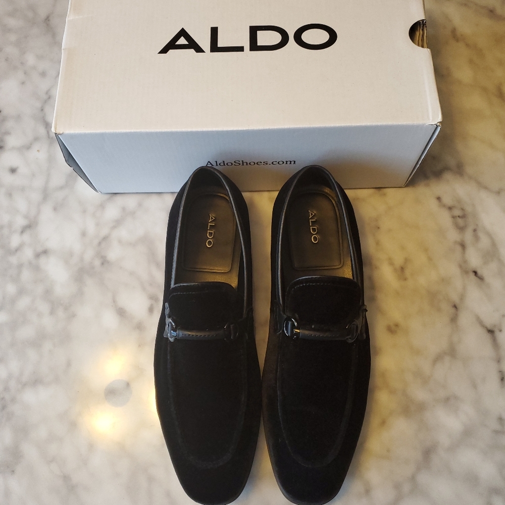 ALDO Black Suede Loafers